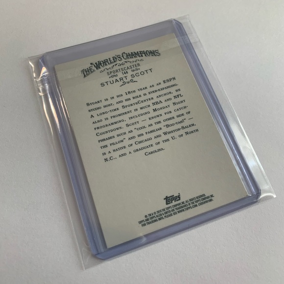 Stuart Scott ‘10 Topps Card - Picture 6 of 7